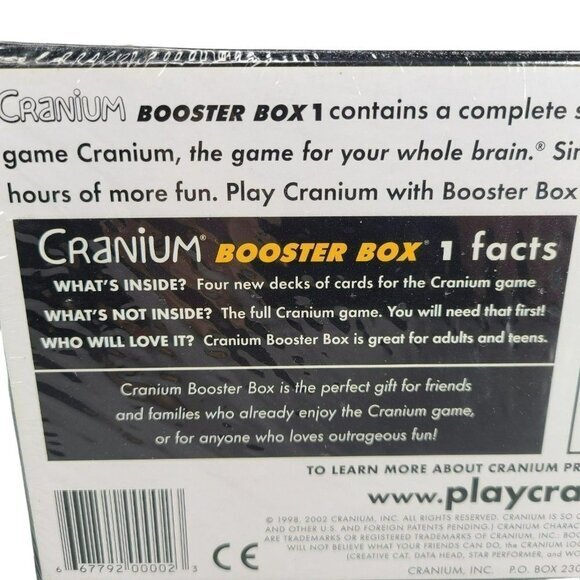 Cranium Booster Box 1 New Cards to Recharge‎ Your Cranium Game Party Family Fun - Picture 7 of 8